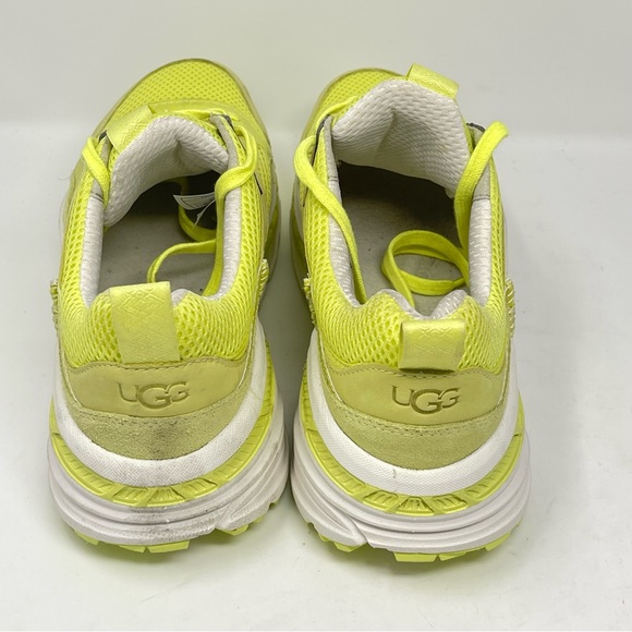 Ugg Low Mesh CA805 Shoes Mens 8 EU 41 Yellow White Chunky Sneakers 1108037 - Picture 10 of 16